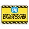 Pig Drain Cover Sign, Aluminum SGN2035-10X14-ALM - alternate 1